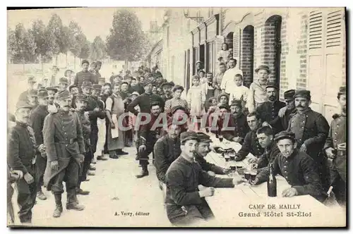 Cartes postales Militaria Camp de Mailly Grand Hotel St Eloi