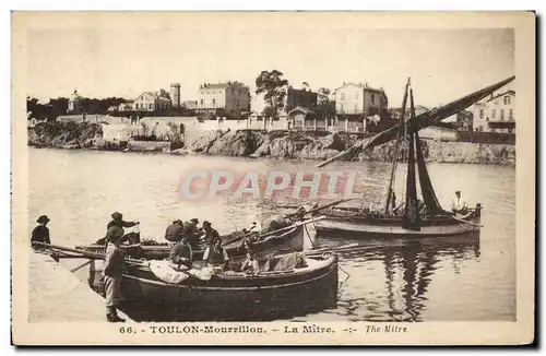 Cartes postales Bateau de peche Toulon Mourrillon La mitre