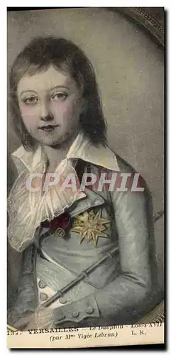 Cartes postales Histoire Napoleon 1er Versailles le Dauphin Mme Vigee Lebrun