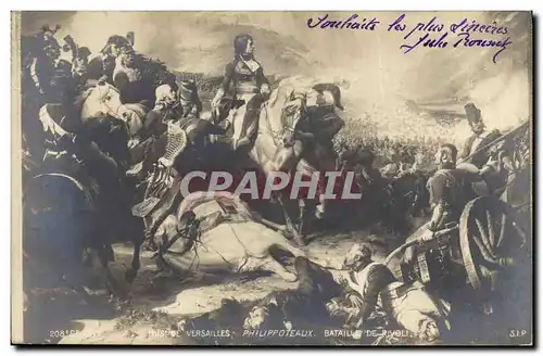 Cartes postales Histoire Napoleon 1er Musee de Versailles Philippoteaux Bataille de rivoli