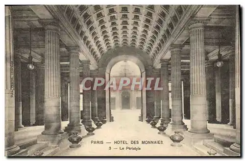 Cartes postales Paris Hotel des Monnaies Le peristyle