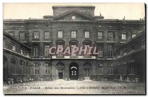 Ansichtskarte AK Paris Hotel des Monnaies Cour d&#39honneur