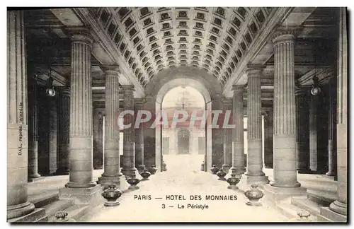 Cartes postales Paris Hotel des Monnaies Le peristyle
