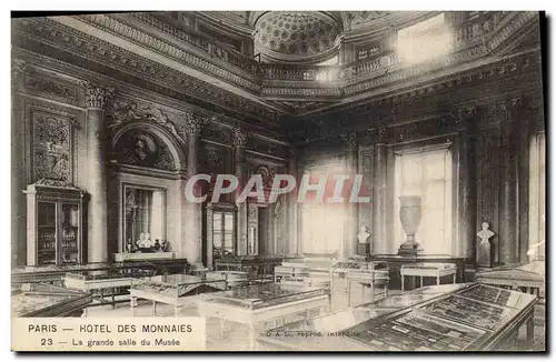 Cartes postales Paris Hotel des Monnaies La grande salle du musee