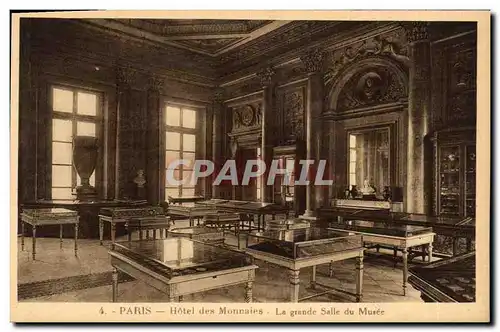 Cartes postales Paris Hotel des Monnaies La grande salle du musee