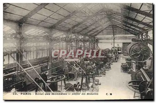 Cartes postales Paris Hotel des Monnaies Atelier des monnaies