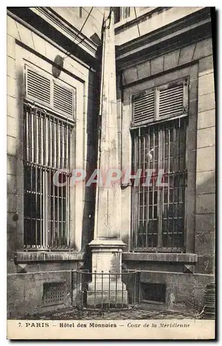 Ansichtskarte AK Paris Hotel des Monnaies Cour de la meridienne