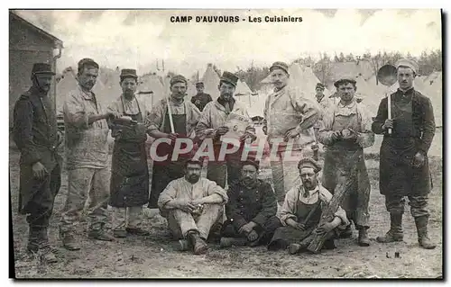 Cartes postales Militaria Camp d&#39Auvours Les cuisiniers