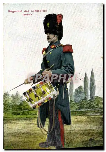 Ansichtskarte AK Militaria Regiment des grenadiers Tambour