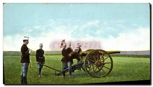 Cartes postales Militaria Canon