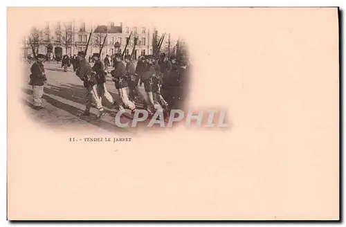 Cartes postales Militaria Tendez le jarret