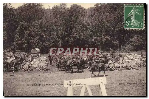 Cartes postales Militaria Camp du Valdahon Parc d&#39artillerie