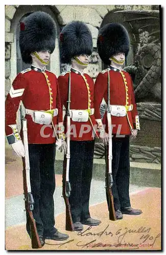 Ansichtskarte AK Militaria Coldstream Guards on sentry