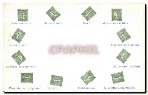 Cartes postales Semeuse 15c Lignee