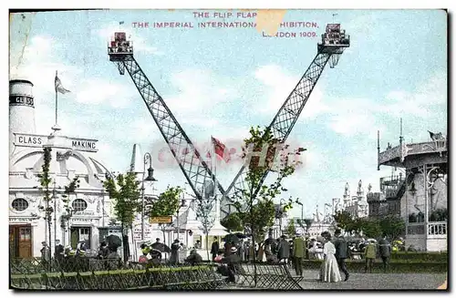 Cartes postales Fete Foraine The Flip Flap Imperial International Exhibition London 1909