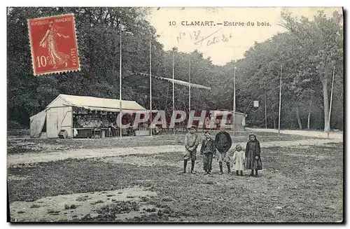 Cartes postales Fete Foraine Clamart Entree du bois