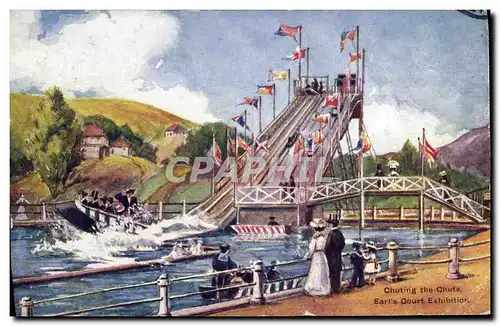 Cartes postales Fete Foraine Chuting the chute Earl&#39s Court Exhibition