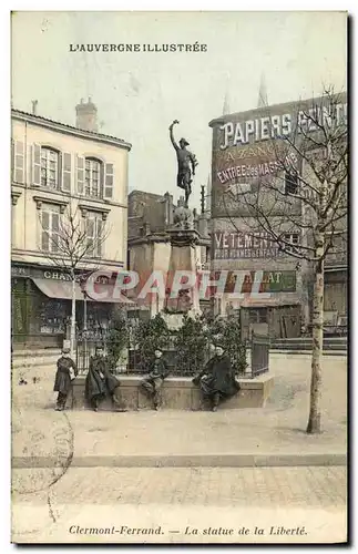 Ansichtskarte AK Statue de la Liberte Clermont Ferrand Jallat Serrurier