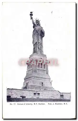 Cartes postales Statue de la Liberte Statue of Liberty New York Harbor