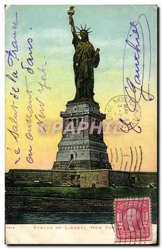 Ansichtskarte AK Statue de la Liberte Statue of Liberty New York