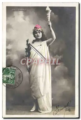 Cartes postales Statue de la Liberte Femme