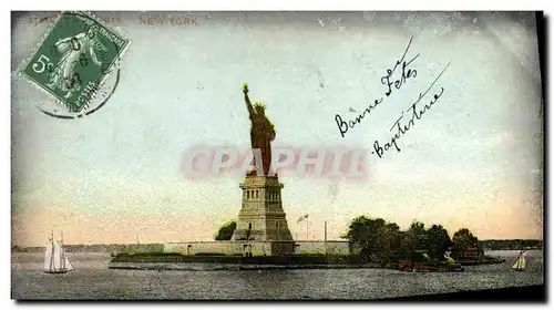 Ansichtskarte AK Statue de la Liberte Statue of Liberty New York