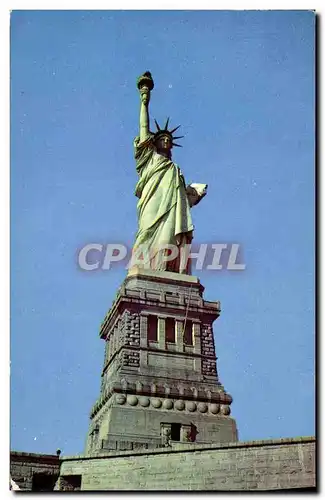 Moderne Karte Statue de la Liberte Statue of Liberty