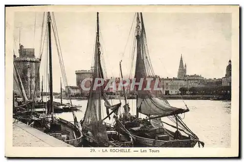 Cartes postales Bateau de peche La Rochelle Les tours