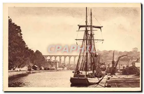 Ansichtskarte AK Bateau de peche Morlaix Les quais