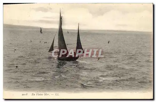 Ansichtskarte AK Bateau de peche en pleine mer