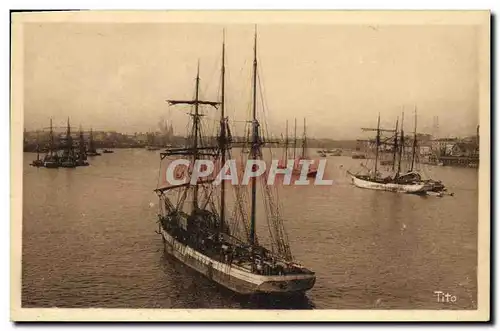 Ansichtskarte AK Bateau de peche Bordeaux Les morutiers en rade