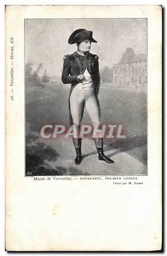 Ansichtskarte AK Histoire Napoleon 1er Musee de Versailles Bonaparte Premier Consul