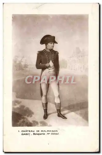 Cartes postales Histoire Napoleon 1er Chateau de Malmaison Isabey Bonaparte 1er consul