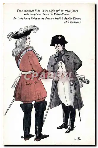 Ansichtskarte AK Histoire Napoleon 1er Berlin Vienne Moscou