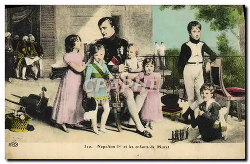 Ansichtskarte AK Histoire Napoleon 1er et les enfants de Murat