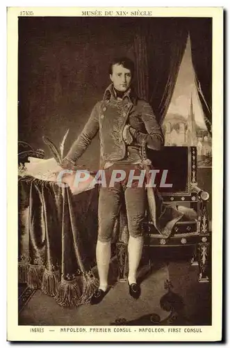 Cartes postales Histoire Napoleon 1er Musee Premier Consul