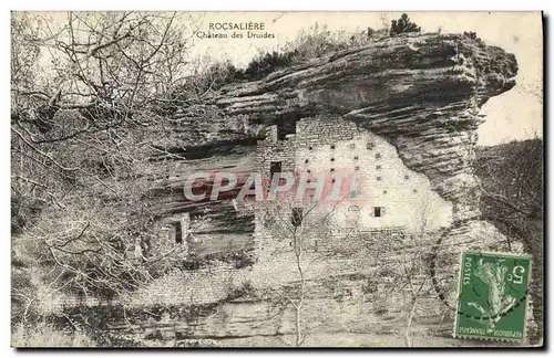 Cartes postales Rocasaliere Chateau des Druides