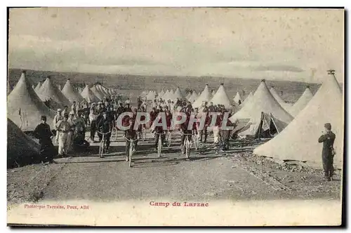 Cartes postales Militaria Camp du Larzac Velo Cycle