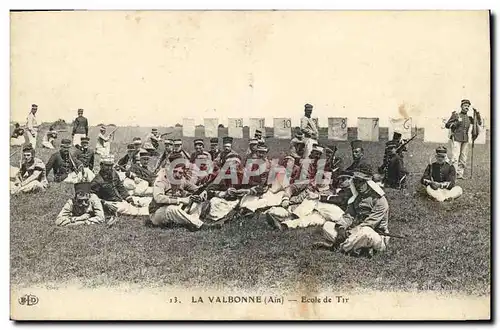 Ansichtskarte AK Militaria La Valbonne Ecole de tir