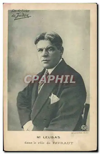 Moderne Karte Cinema Mr Leubas dans le role de Favraut