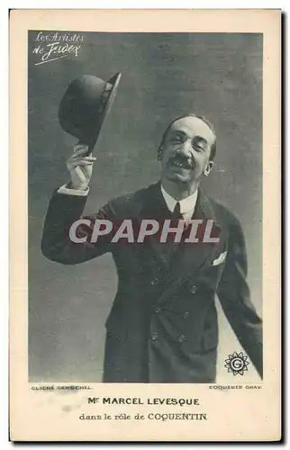 Cartes postales moderne Cinema Mr Marcel Levesqsue dans le role de Coquentin