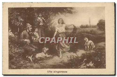 Cartes postales Uita zingaresca Gitan Chien