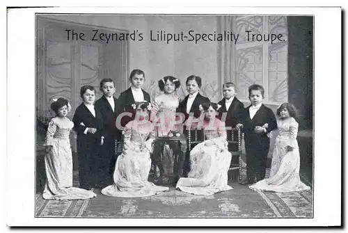 Cartes postales Nains The Zeynard&#39s Liliput Specialty Troupe