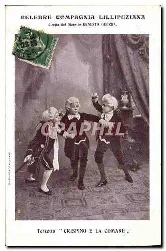 Cartes postales Nains Compagnia Lillipuziana