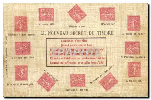 Cartes postales Semeuse 10c Lignee
