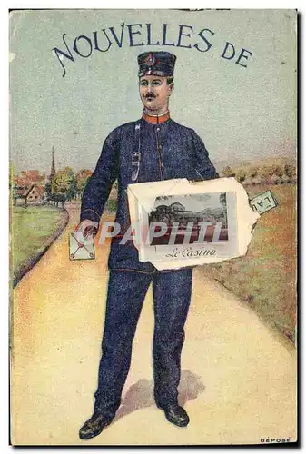 CARTE SYSTEME Facteur Postier le casno