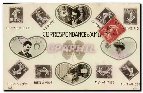 Cartes postales Semeuse 10c