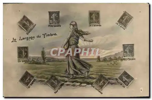 Cartes postales Type Semeuse