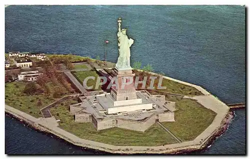 Moderne Karte Statue de la liberte Statue of Liberty New York Liberty Island