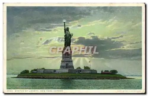 Cartes postales Statue de la liberte Statue of Liberty New York harbor